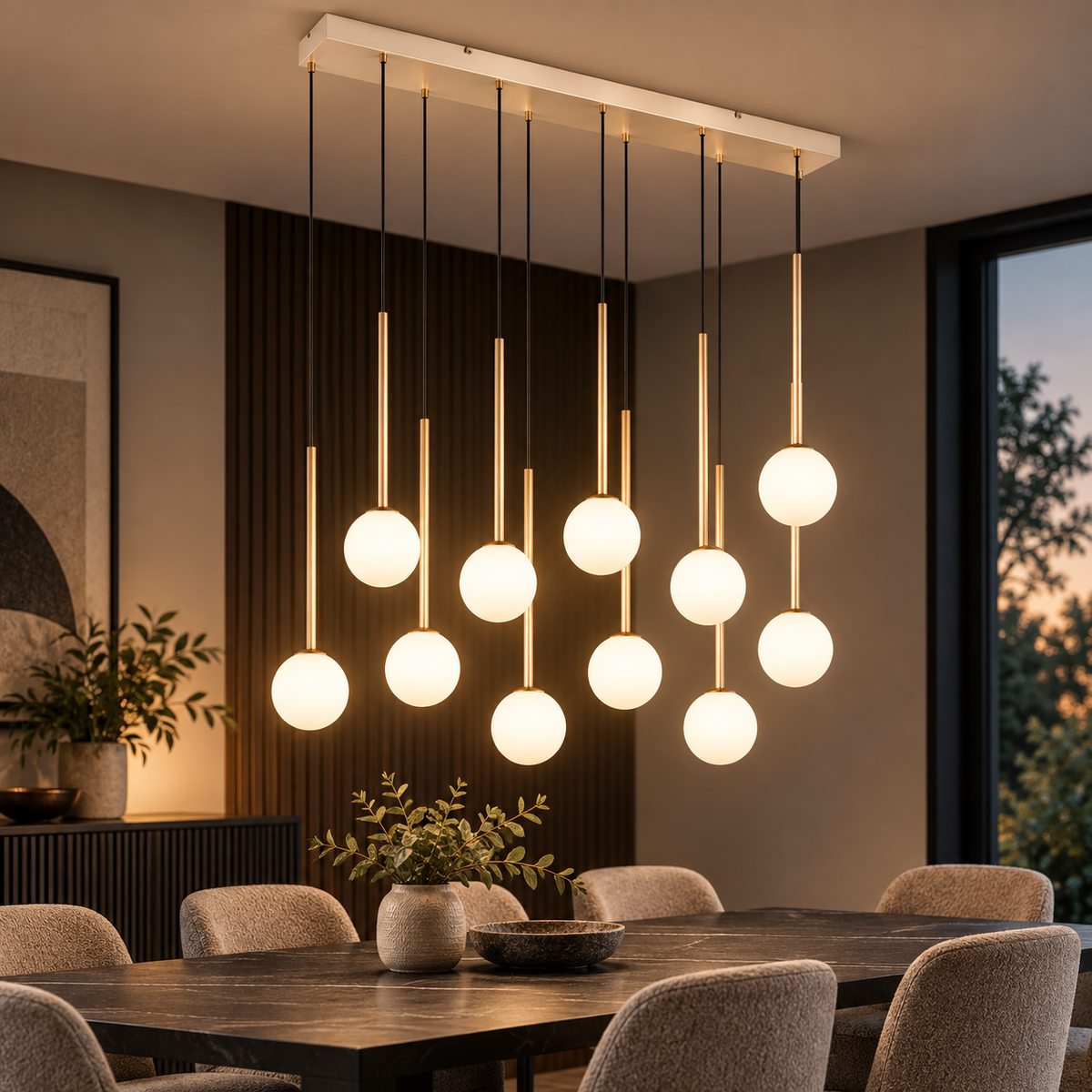 Firano 11 Light Linear Pendant