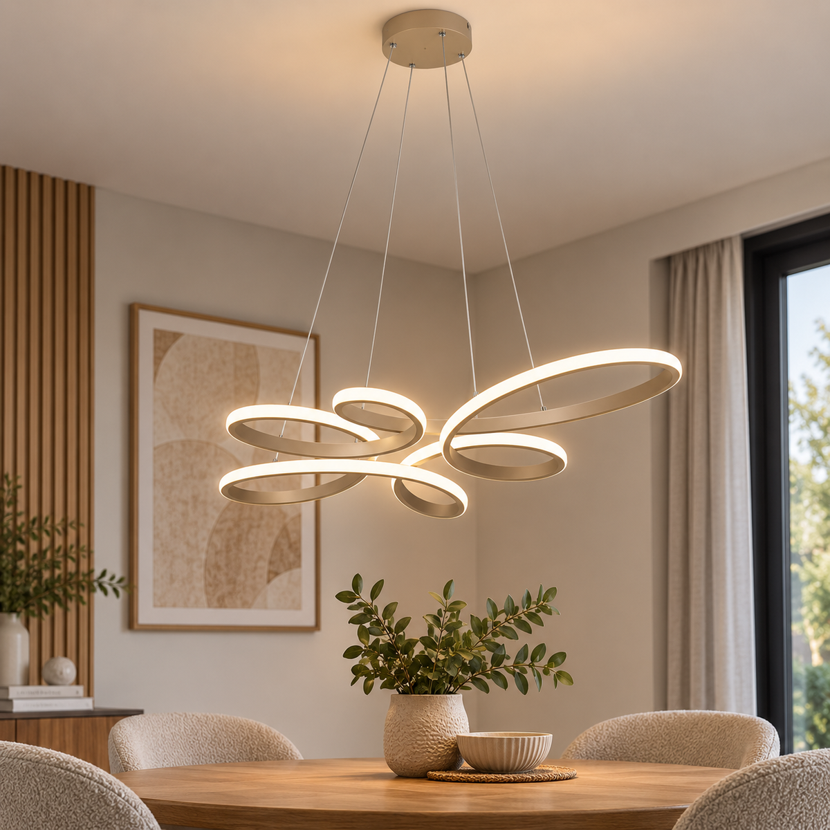 Fly Gold LED Ceiling Light Medium