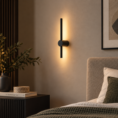 Swing Black Wall Light 30cm