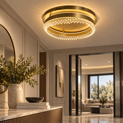Preciosa Gold Ceiling Light