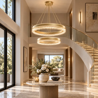 Preciosa Gold Pendant Light