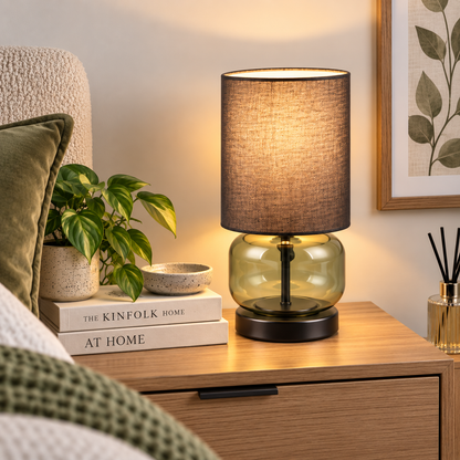 Elio Olive Green Table Lamp