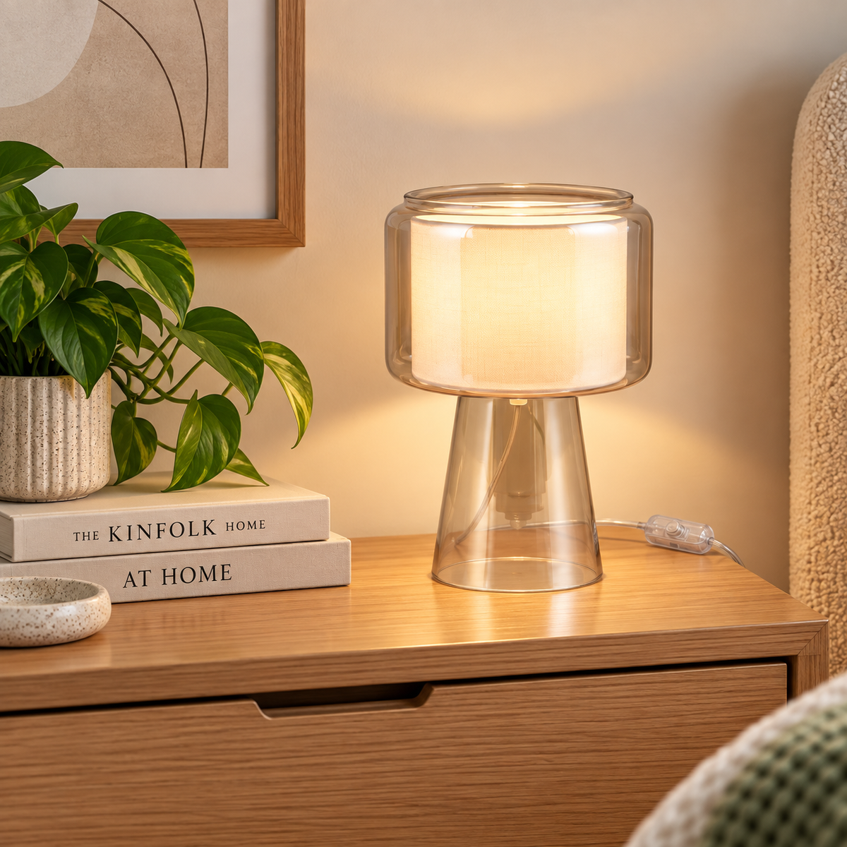 Rocka Amber Table Lamp