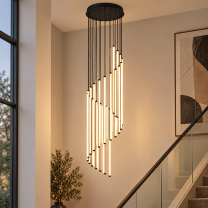 Baxter Matt Black LED Ceiling Pendant