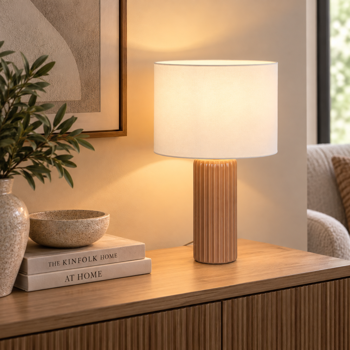 Blair Mocha Table Lamp Medium