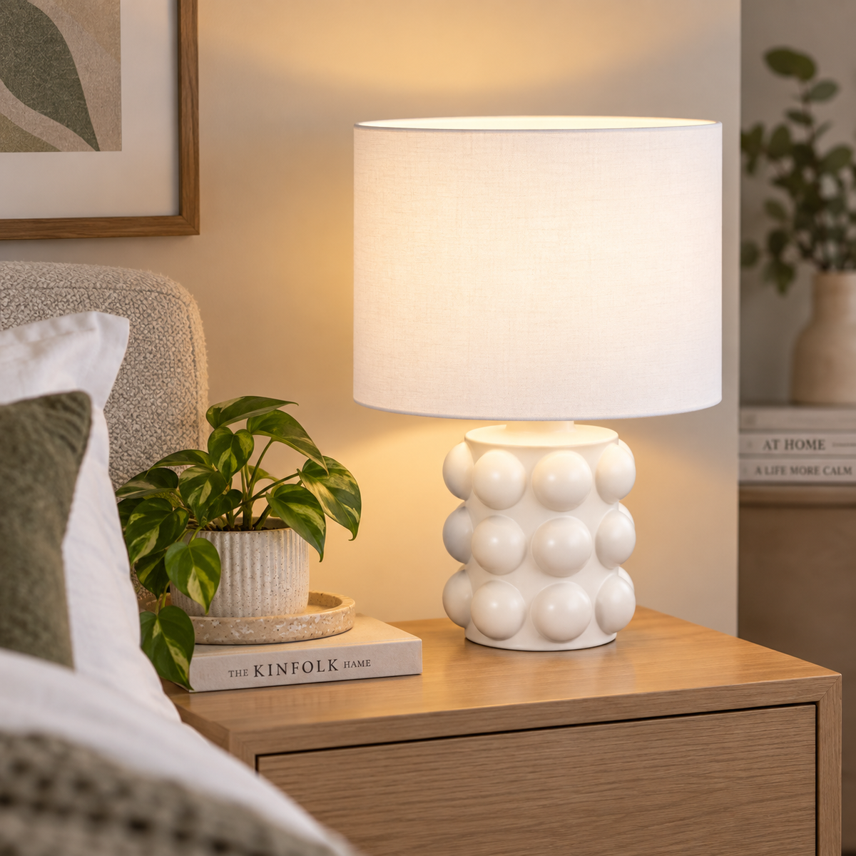 Kate White Table Lamp Medium