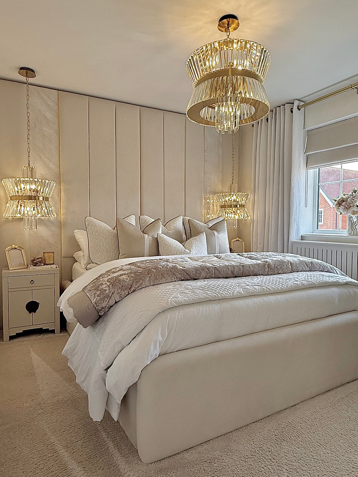 Aurelia Gold 12 Light Crystal Chandelier