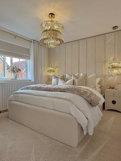 Aurelia Gold 12 Light Crystal Chandelier
