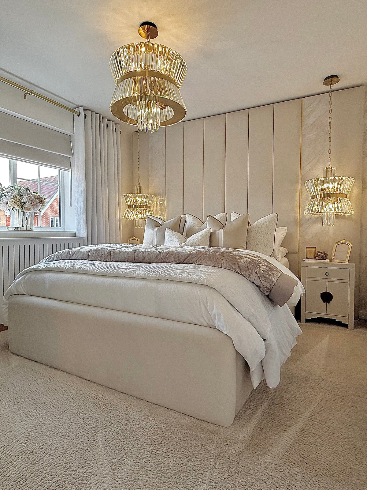 Aurelia Gold 12 Light Crystal Chandelier