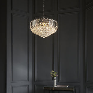 Fargo 6 Light Chrome Pendant