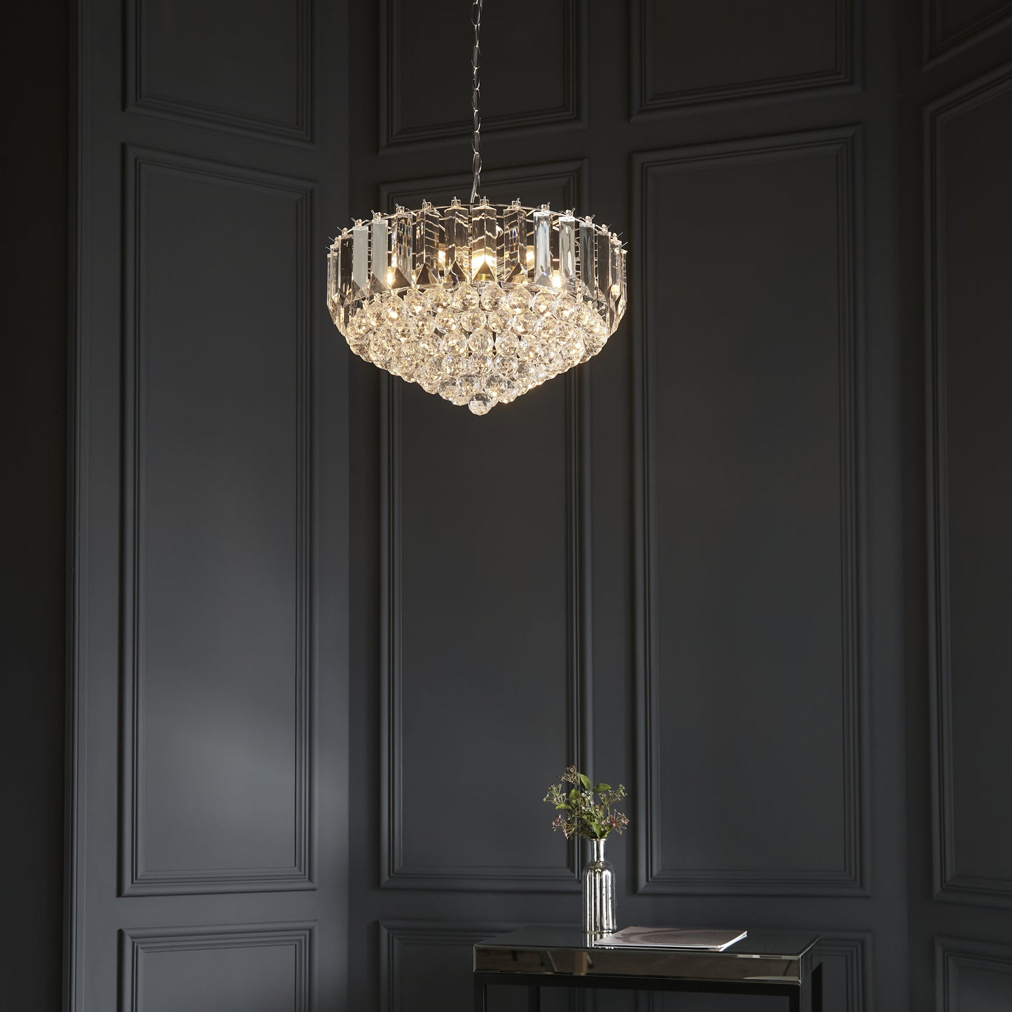 Fargo 6 Light Chrome Pendant