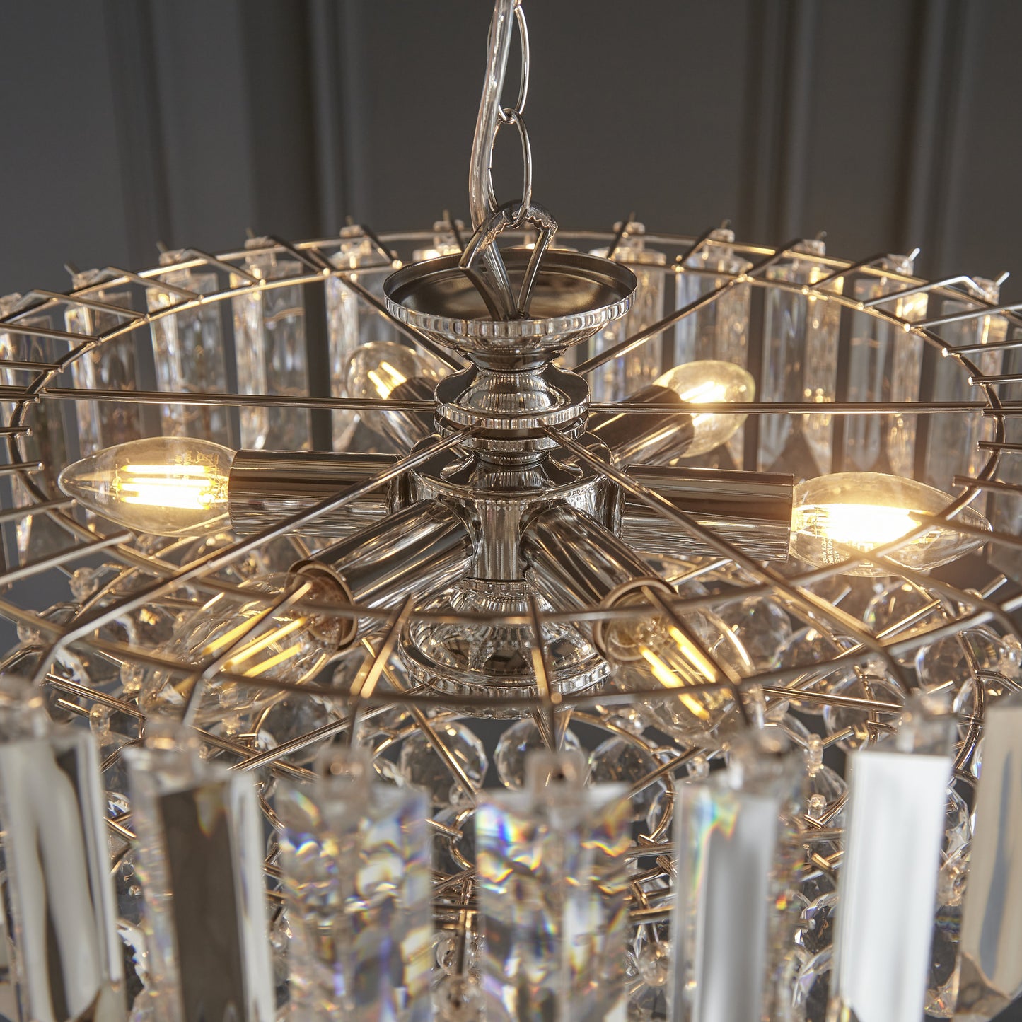Fargo 6 Light Chrome Pendant