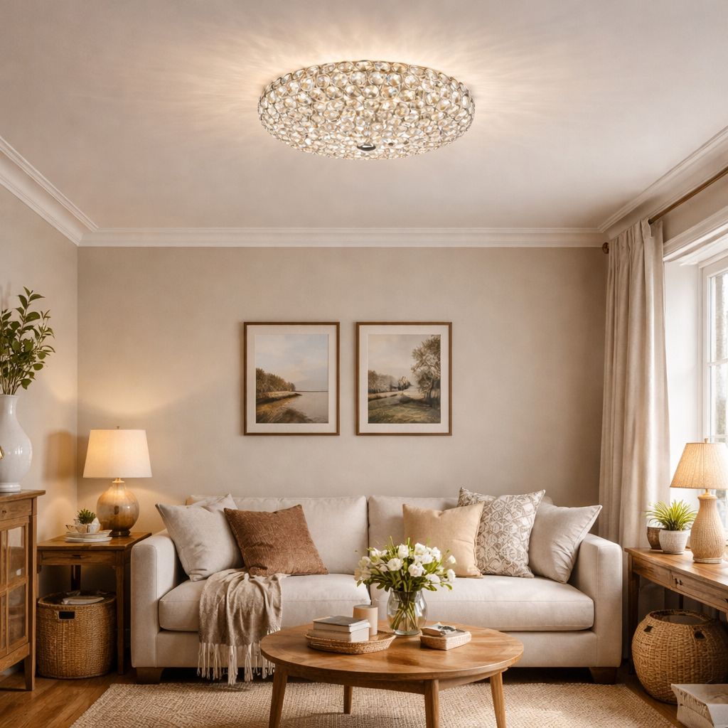 Frost 5-Light Flush Ceiling Light