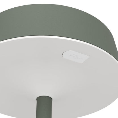 Simeri Green LED Rechargeable Table Lamp