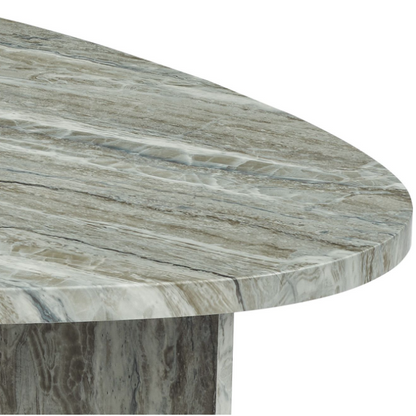 Isidro Side Table Brown Stone Effect