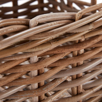 Wovenhill Set of 4 Rectangular Kubu Rattan Storage Baskets