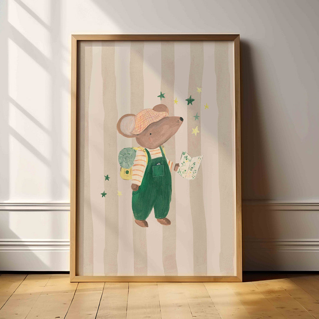 Adventure Awaits Art Print