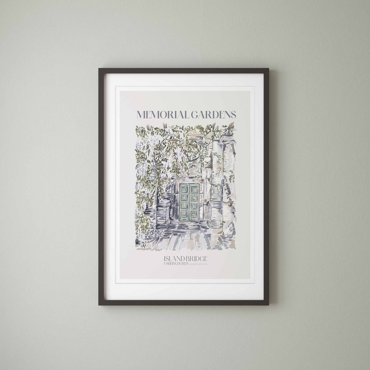 Dublin Memorial Gardens Art Print