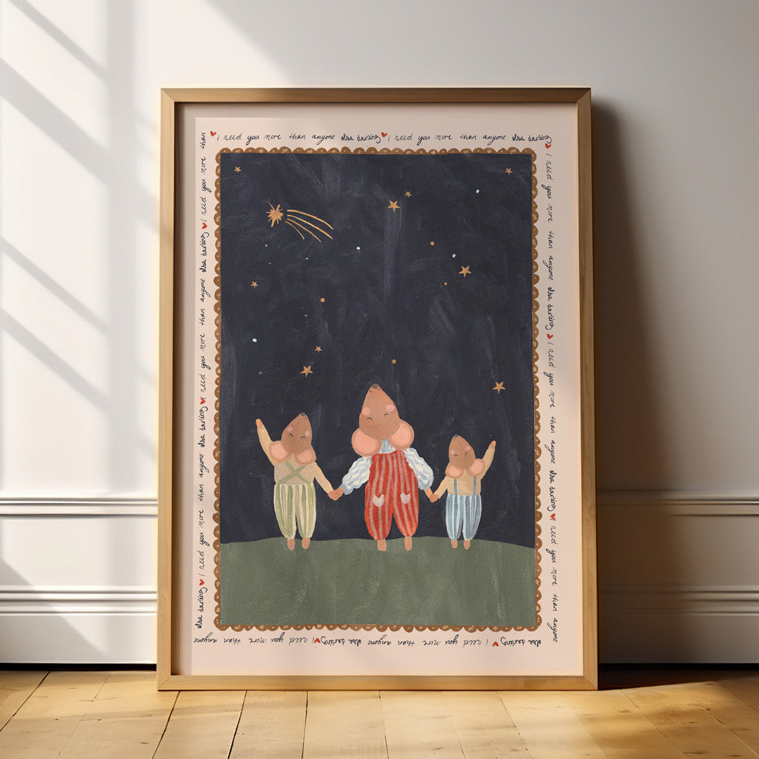 I Need You Trio Art Print