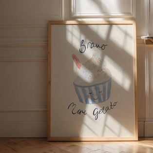 Bravo More Gelato Art Print