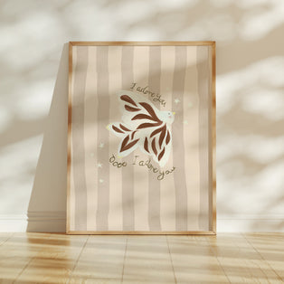 I Adore You Clay Art Print
