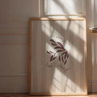 I Adore You Clay Art Print