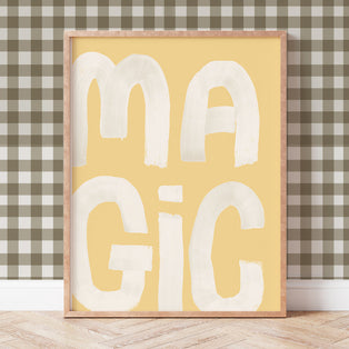Magic Typography Art Print