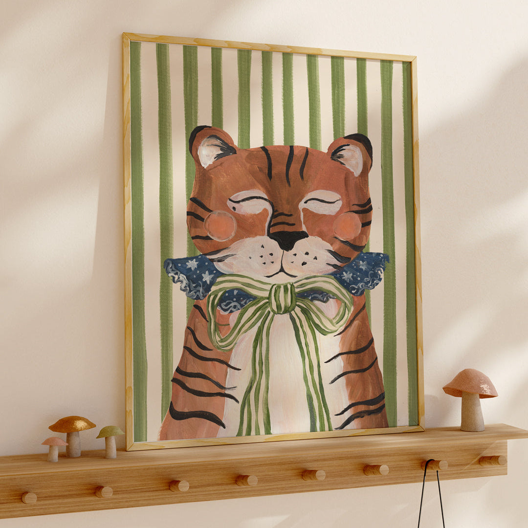 Big Top Tiger Art Print