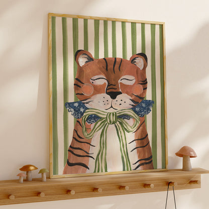 Big Top Tiger Art Print