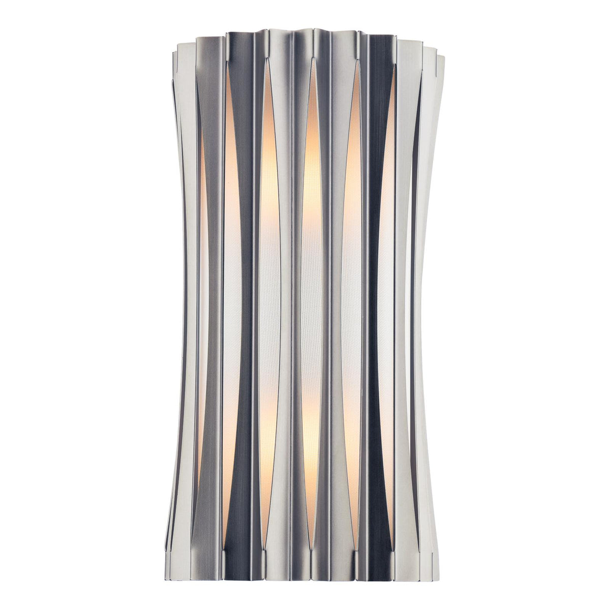 Netra 2 Light Satin Bronze & Ivory Wall Light