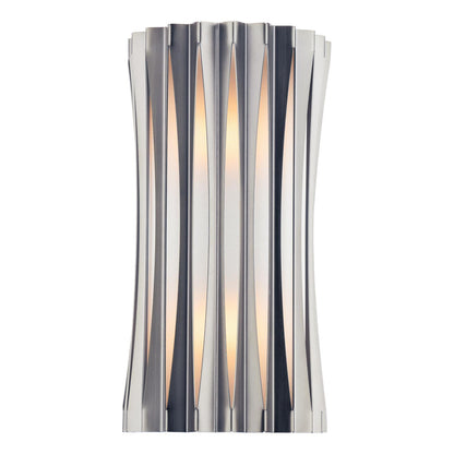 Netra 2 Light Satin Bronze & Ivory Wall Light