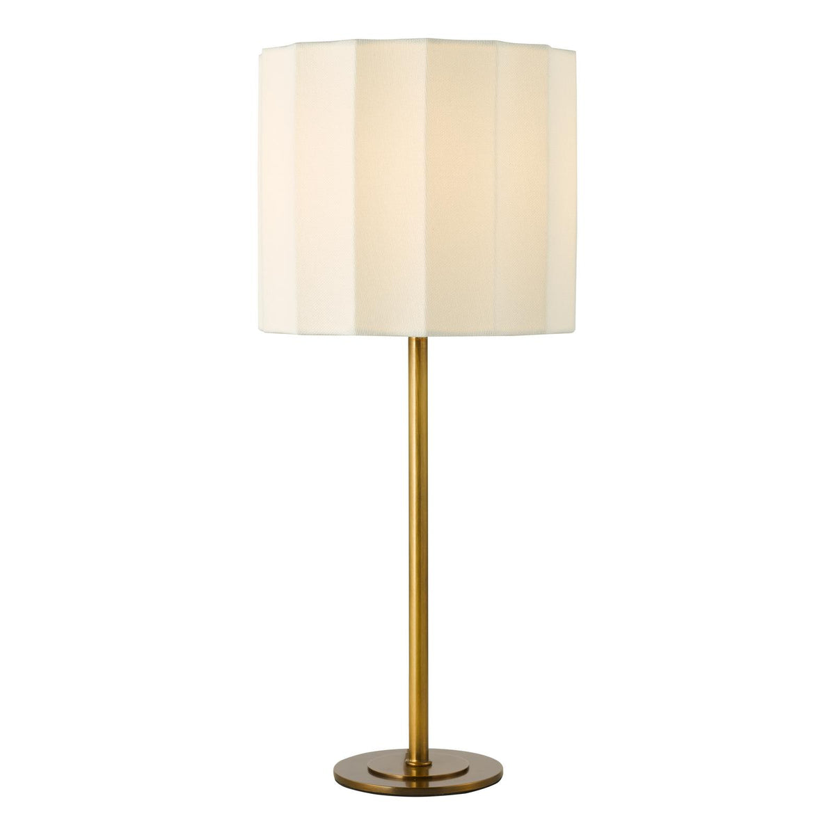 Noura Antique Bronze & Ivory Table Lamp