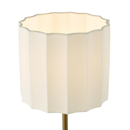 Noura Antique Bronze & Ivory Table Lamp