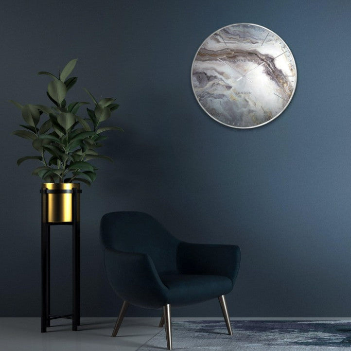 Oyster Large Grand Clock Grand Glacier 26in