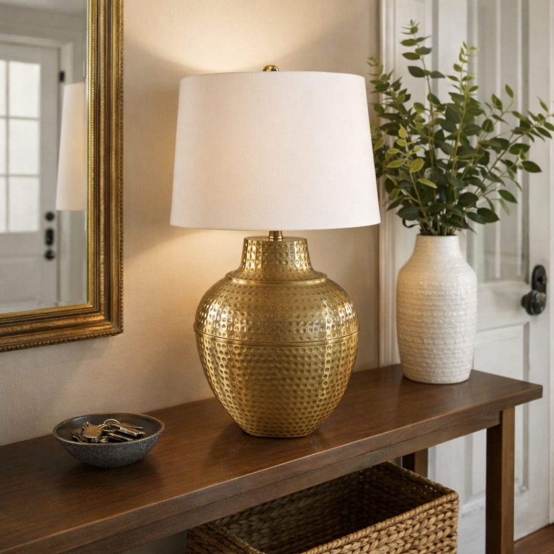 Vanya Gold Ceramic Table Lamp