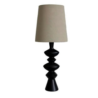 Cheryl Black Resin Table Lamp