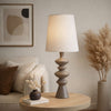 Cheryl Taupe Resin Table Lamp