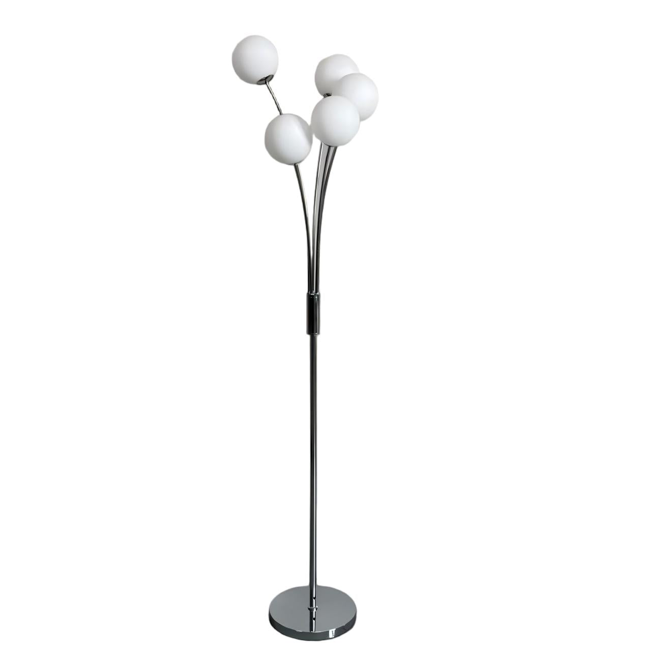 Jackson 5-Light Chrome Floor Lamp