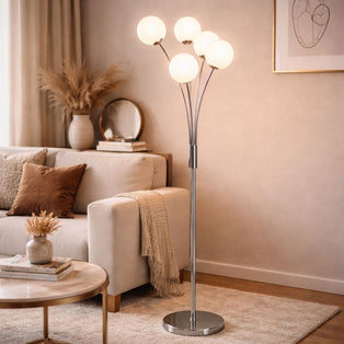 Jackson 5-Light Chrome Floor Lamp