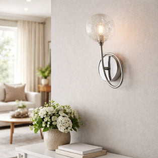 Hadley 1 Light Polished Chrome Wall Light