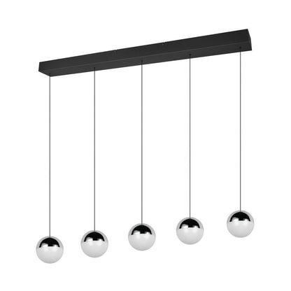 Senta 5 Light Chrome LED Ceiling Pendant