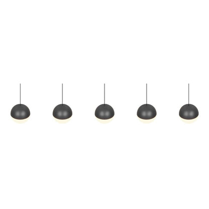 Senta 5 Light Black LED Ceiling Pendant