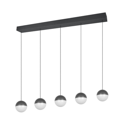 Senta 5 Light Black LED Ceiling Pendant
