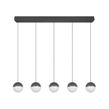 Senta 5 Light Black LED Ceiling Pendant