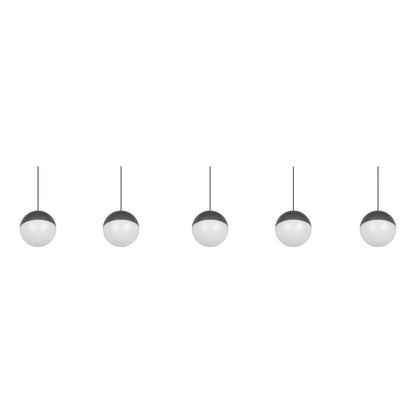 Senta 5 Light Black LED Ceiling Pendant