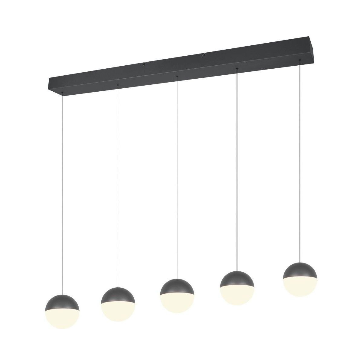 Senta 5 Light Black LED Ceiling Pendant