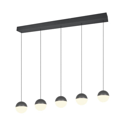 Senta 5 Light Black LED Ceiling Pendant