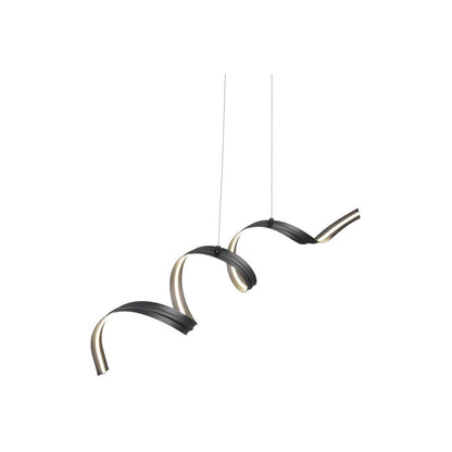 Tivor Black LED Ceiling Pendant Bar