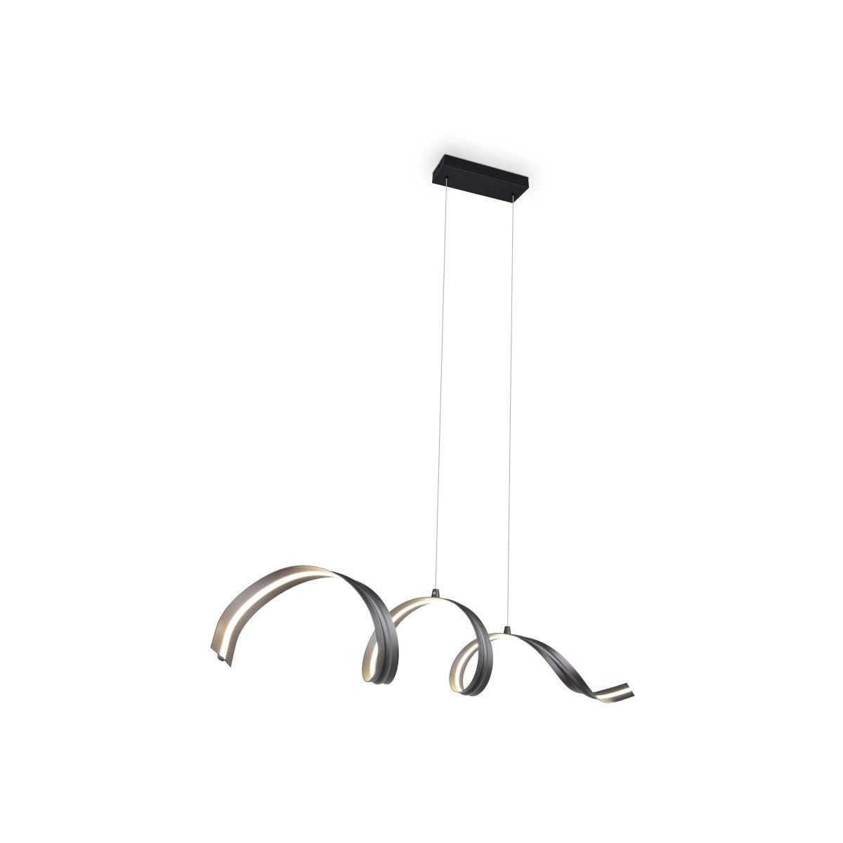 Tivor Black LED Ceiling Pendant Bar
