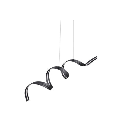 Tivor Black LED Ceiling Pendant Bar
